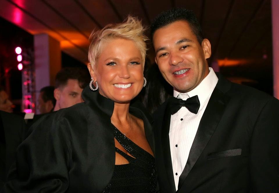 Mestre Magrão com Xuxa